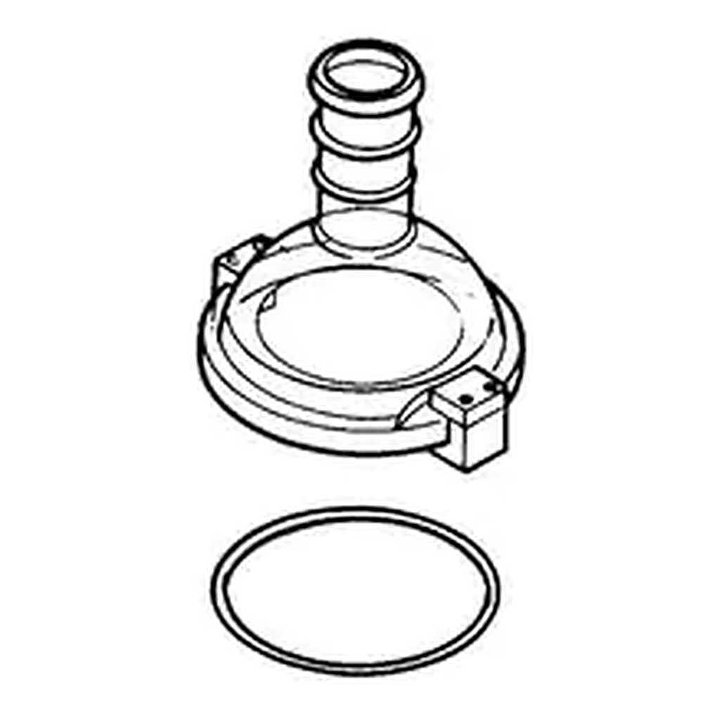 Merck Ace Rotary-Evaporator/Freeze-Drying Flask Adapter Head W/ O-ring