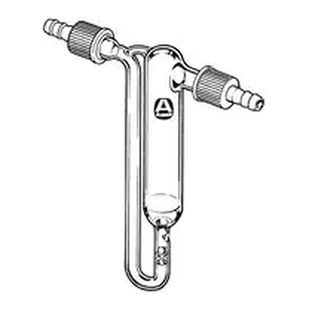 Merck Aldrich check-valve bubbler with SafetyBarb hose connectors