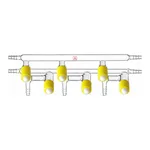 Merck Aldrich dual bank manifold with high-vacuum PTFE valves