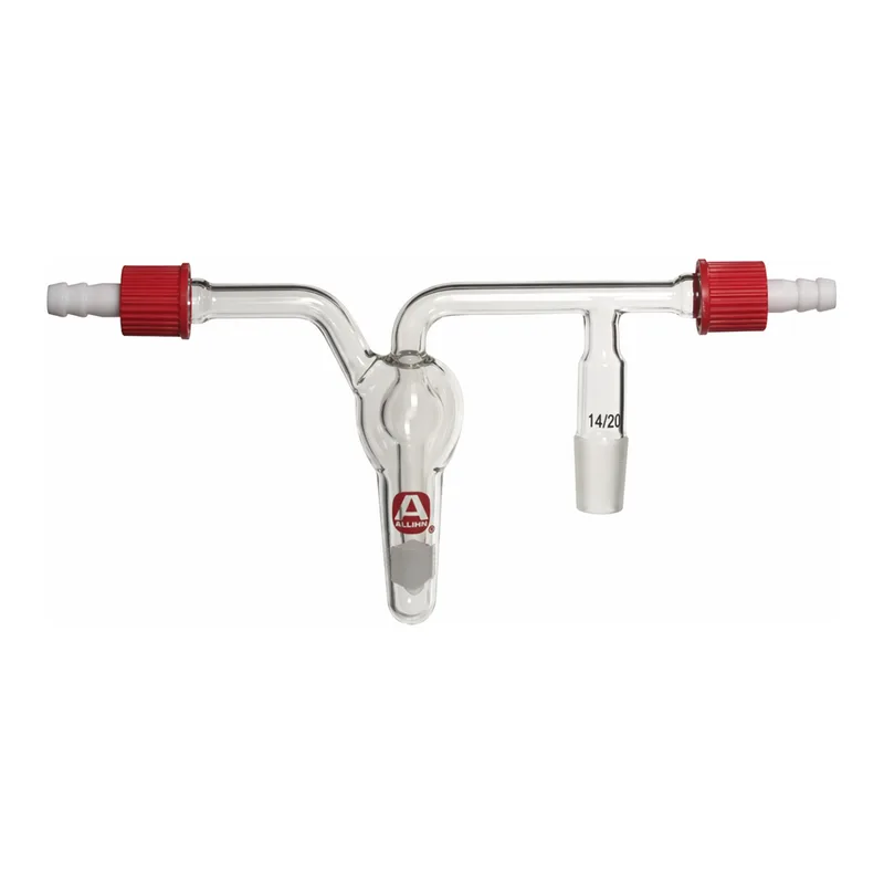 Merck Aldrich in-line oil bubbler with SafetyBarb hose connectors