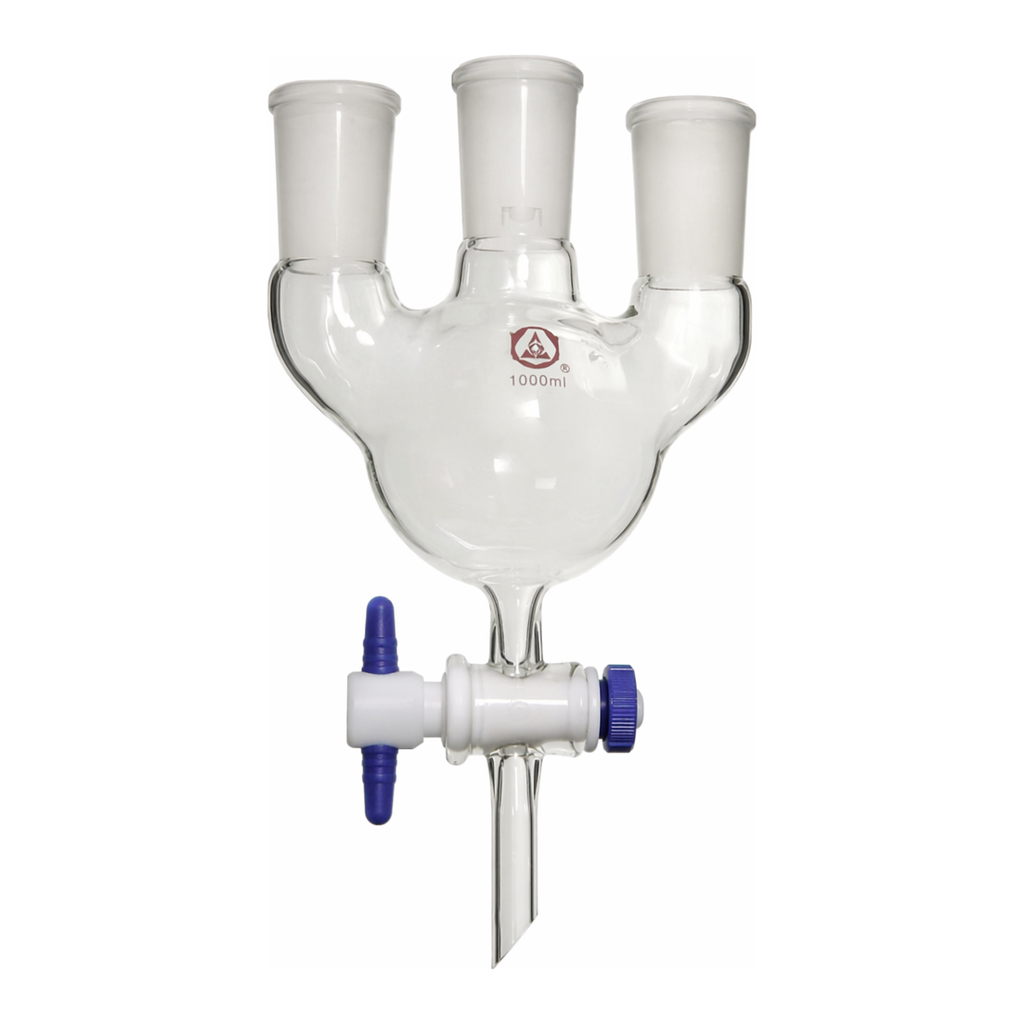 Merck Aldrich three-neck flask with bottom outlet