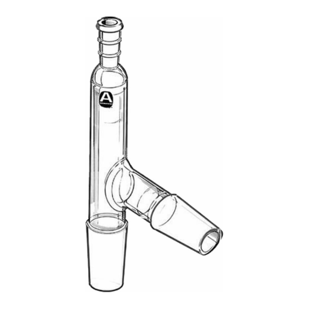 Merck Aldrich three-way adapter with thermometer joint