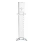 Merck Pyrex class A serialized/certified single metric scale graduated cylinder