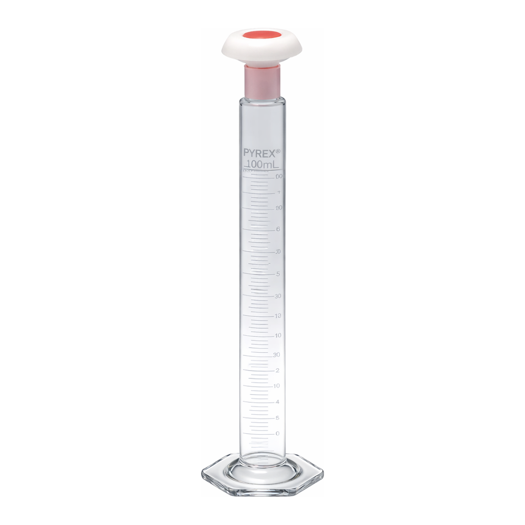 Merck Pyrex Mixing cylinder, class A, works certified
