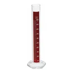 Merck Pyrex Lifetime Red single metric scale graduated cylinder