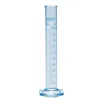 Merck Pyrex measuring cylinder with spout, Class A