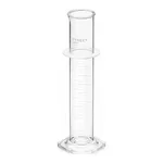 Merck Pyrex single metric scale graduated cylinder, calibrated to deliver