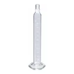 Merck Pyrex serialized/certified graduated cylinder with Pyrex stopper