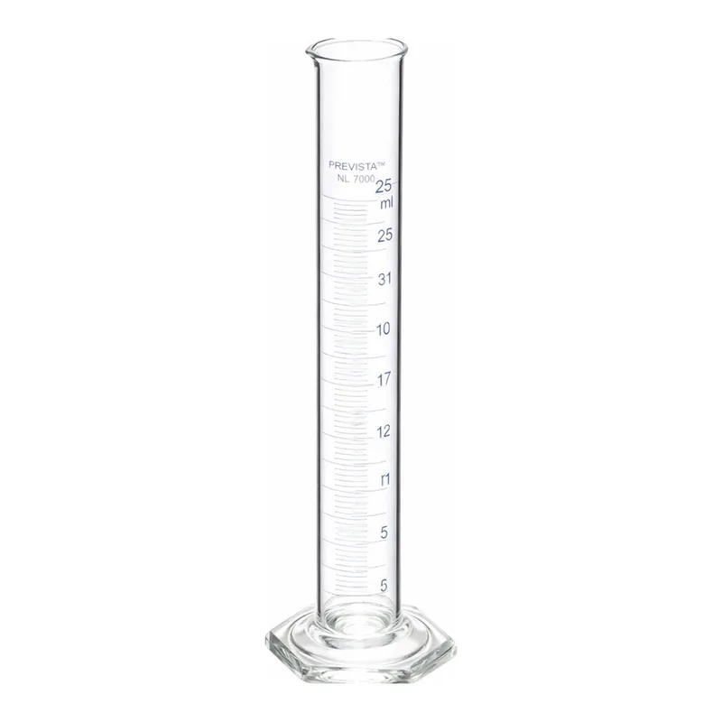 Merck Pyrex VISTA graduated cylinder, to contain
