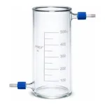 Merck Quickfit Pyrex jacketed beakers