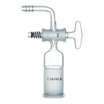 Merck Synthware 90 degree vacuum adapter with glass stopcock