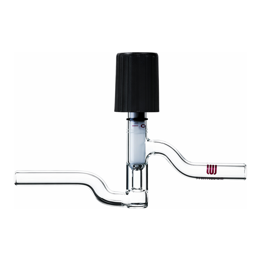 Merck Synthware 180 degree high vacuum valve with protected o-rings