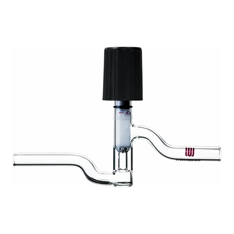 Merck Synthware 180 degree high vacuum valve with protected o-rings