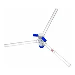 Merck Synthware 120 degree bore PTFE stopcock