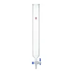 Merck Synthware chromatography column with PTFE stopcock and coarse frit