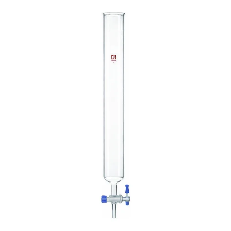 Merck Synthware chromatography column with PTFE stopcock and coarse frit