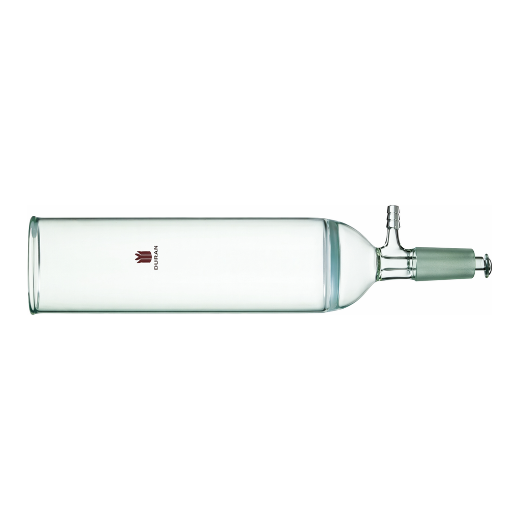 Merck Synthware chromatography column with vacuum connection and fritted disk