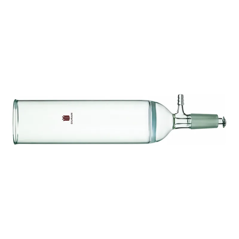 Merck Synthware chromatography column with vacuum connection and fritted disk