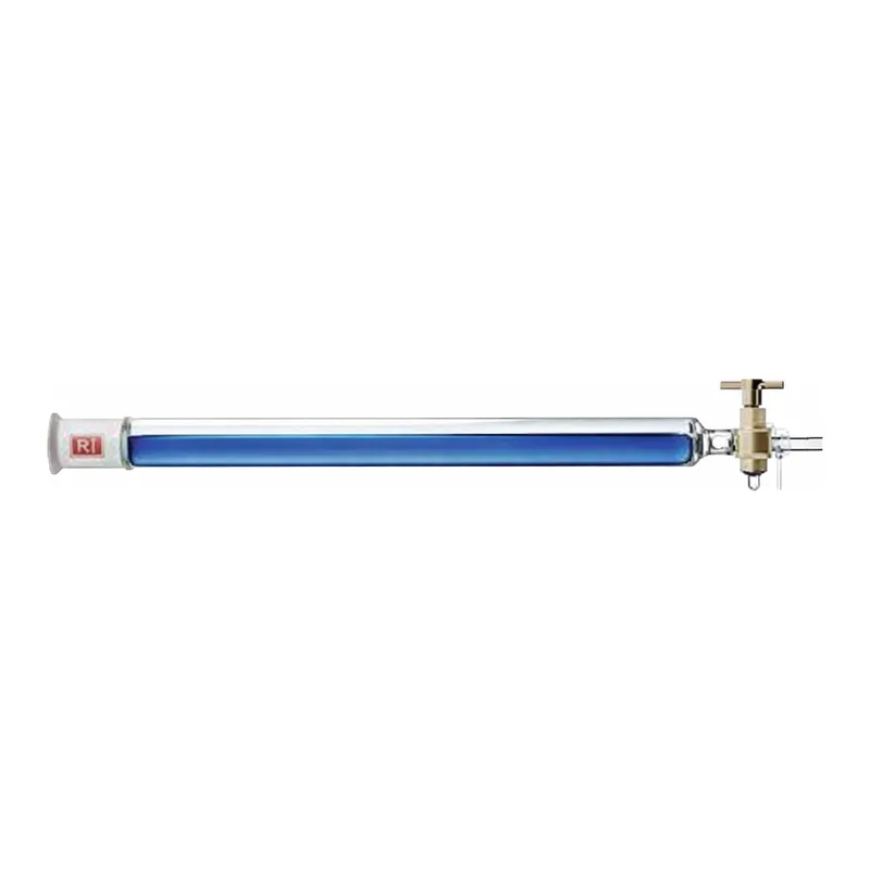 Merck Synthware chromatography column with PTFE stopcock and coarse fritted disc