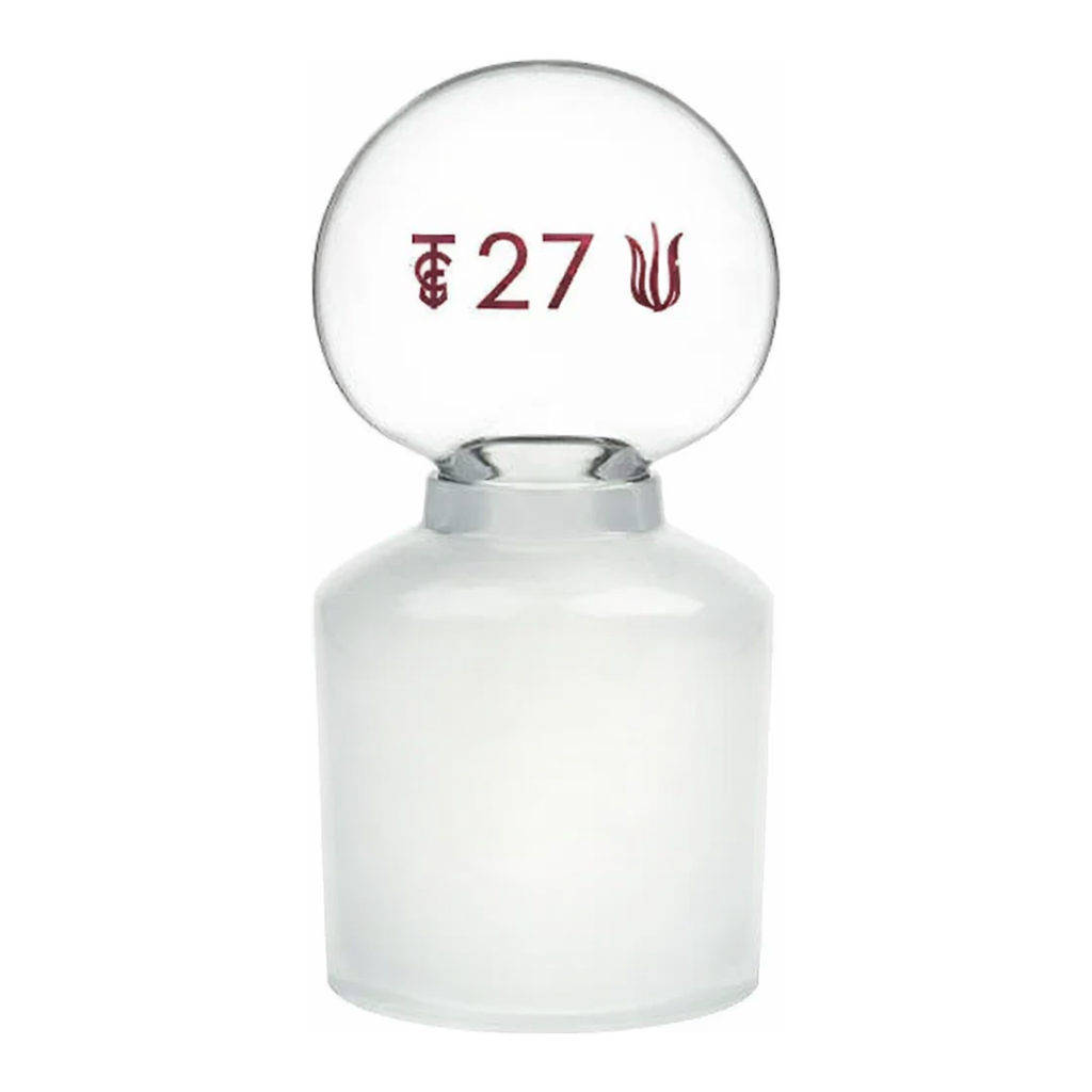 Merck Synthware flask length pennyhead stopper, solid