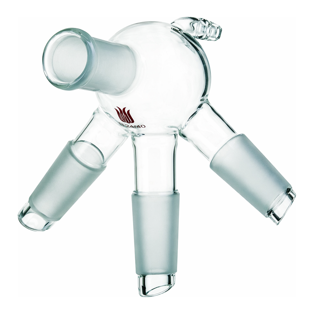 Merck Synthware distillation distribution adapter with vacuum hose connection
