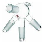 Merck Synthware distillation distribution adapter with vacuum hose connection