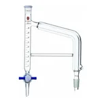 Merck Synthware Dean Stark distillation receiver with vacuum jacketed uptake tube