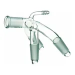Merck Synthware distilling receiver with hose connection