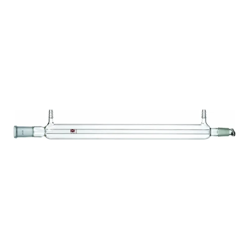 Merck Synthware Liebig condenser with 8 mm OD hose connections