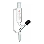 Merck Synthware pressure equalizing funnel with high vacuum valve