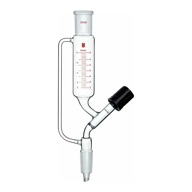 Merck Synthware pressure equalizing funnel with high vacuum valve