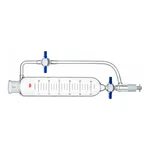 Merck Synthware pressure equalizing addition funnel with PTFE stopcock in equalizing line