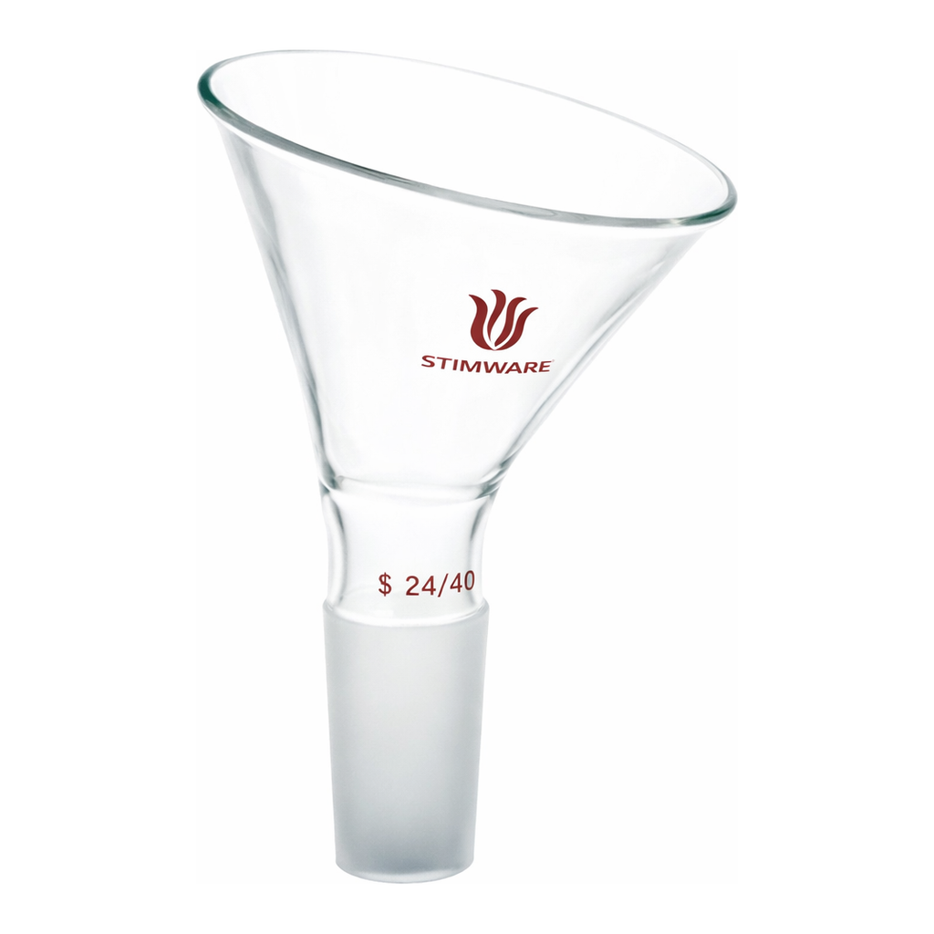 Merck Synthware powder funnel with 60 degree offset