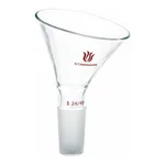 Merck Synthware powder funnel with 60 degree offset
