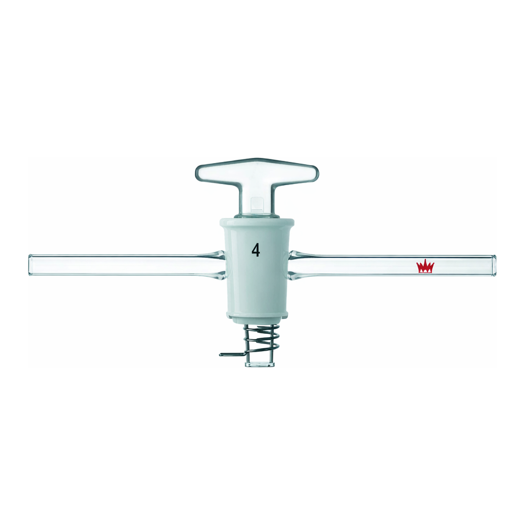 Merck Synthware straight bore glass stopcock