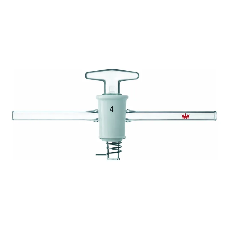 Merck Synthware straight bore glass stopcock