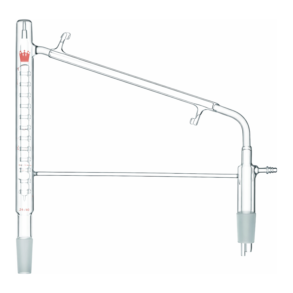 Merck Synthware vacuum jacketd Vigreux distillation head