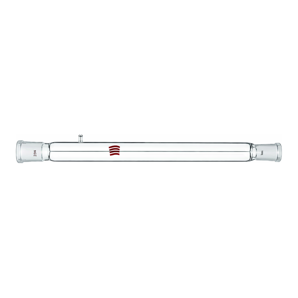 Merck Synthware vacuum jacketed distillation column with indents to support packing material