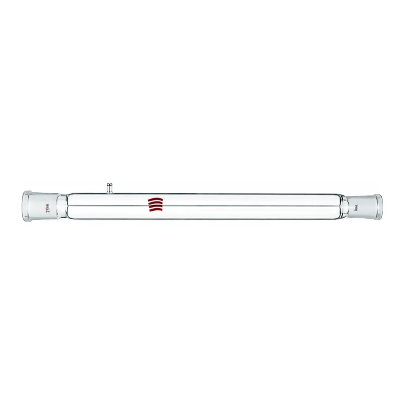 Merck Synthware vacuum jacketed distillation column with indents to support packing material