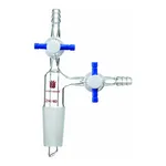 Merck Synthware vacuum transfer adapter with PTFE stopcocks