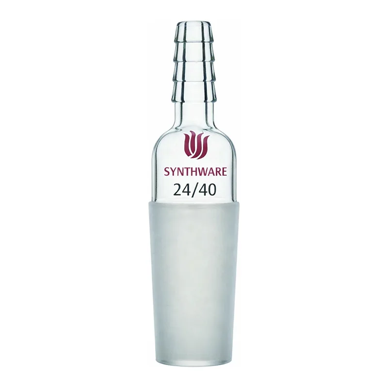 Merck Synthware vacuum or argon/nitrogen adapter with hose connection on top