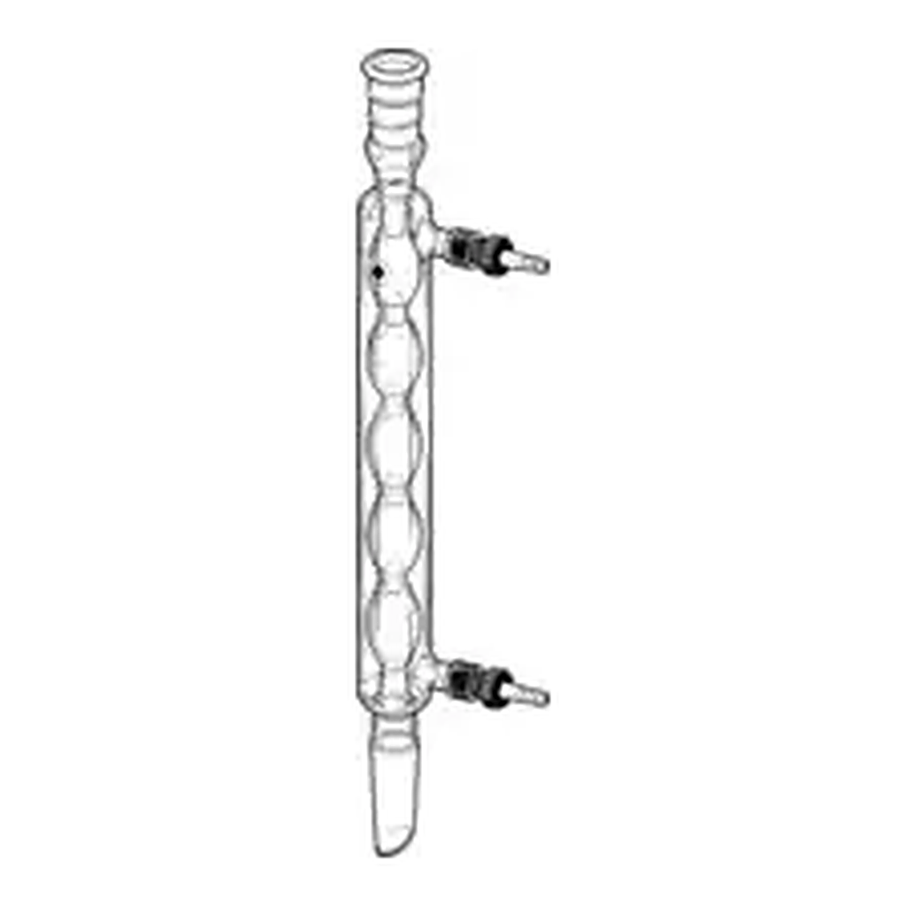 Merck Ace Allihn condenser with Ace-Thred hose connections
