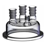 Merck Ace reaction flask head w/ thermometer joint