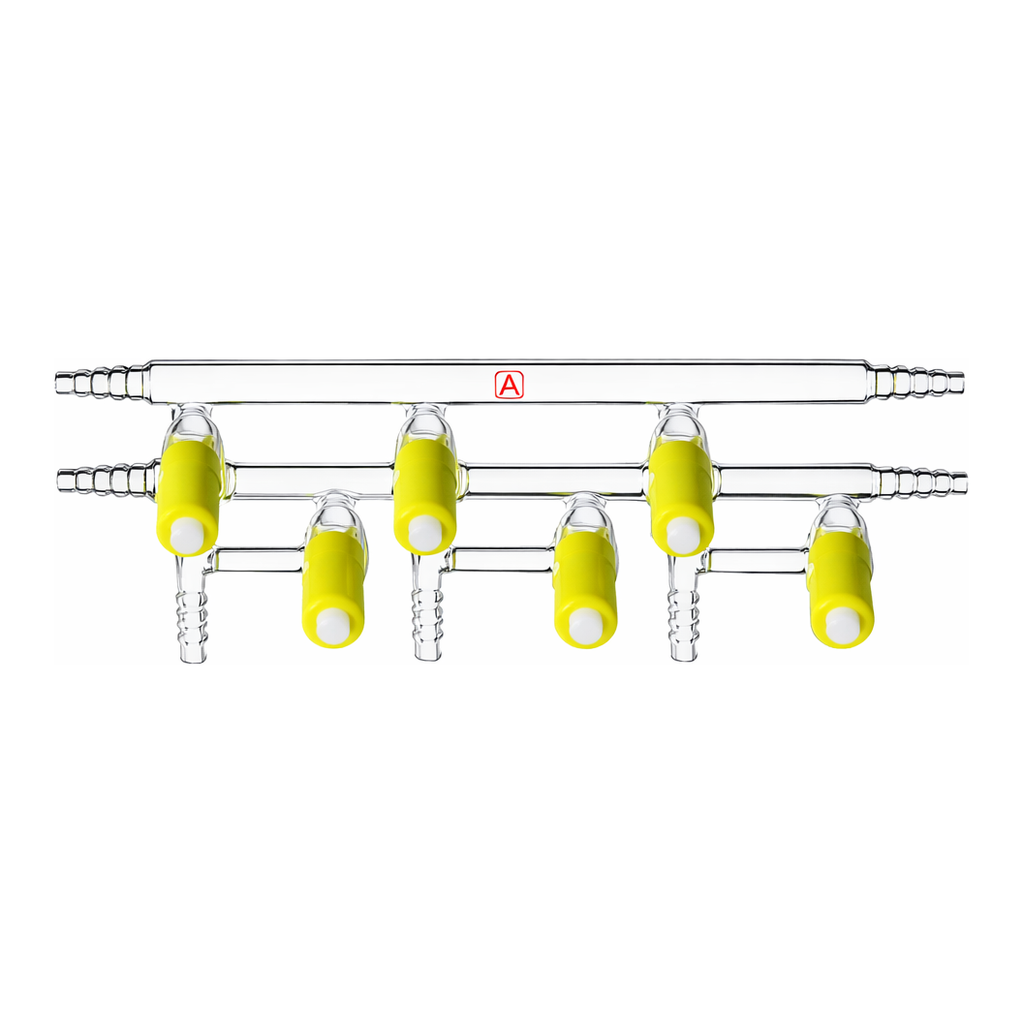 Merck Aldrich dual bank manifold with high-vacuum PTFE valves