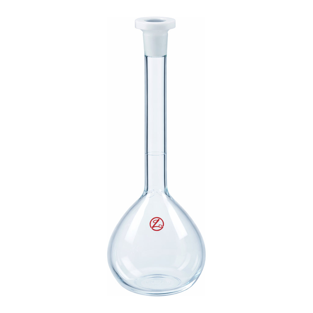 Merck Aldrich Essentials volumetric flask, class B, meets ASTM E288