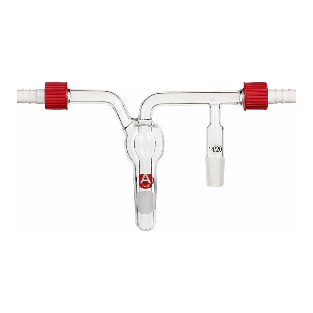 Merck Aldrich in-line oil bubbler with SafetyBarb hose connectors