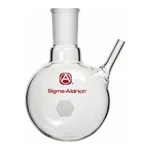 Merck Aldrich round-bottom flask with septum-inlet