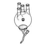 Merck Aldrich solid-phase peptide synthesis flask