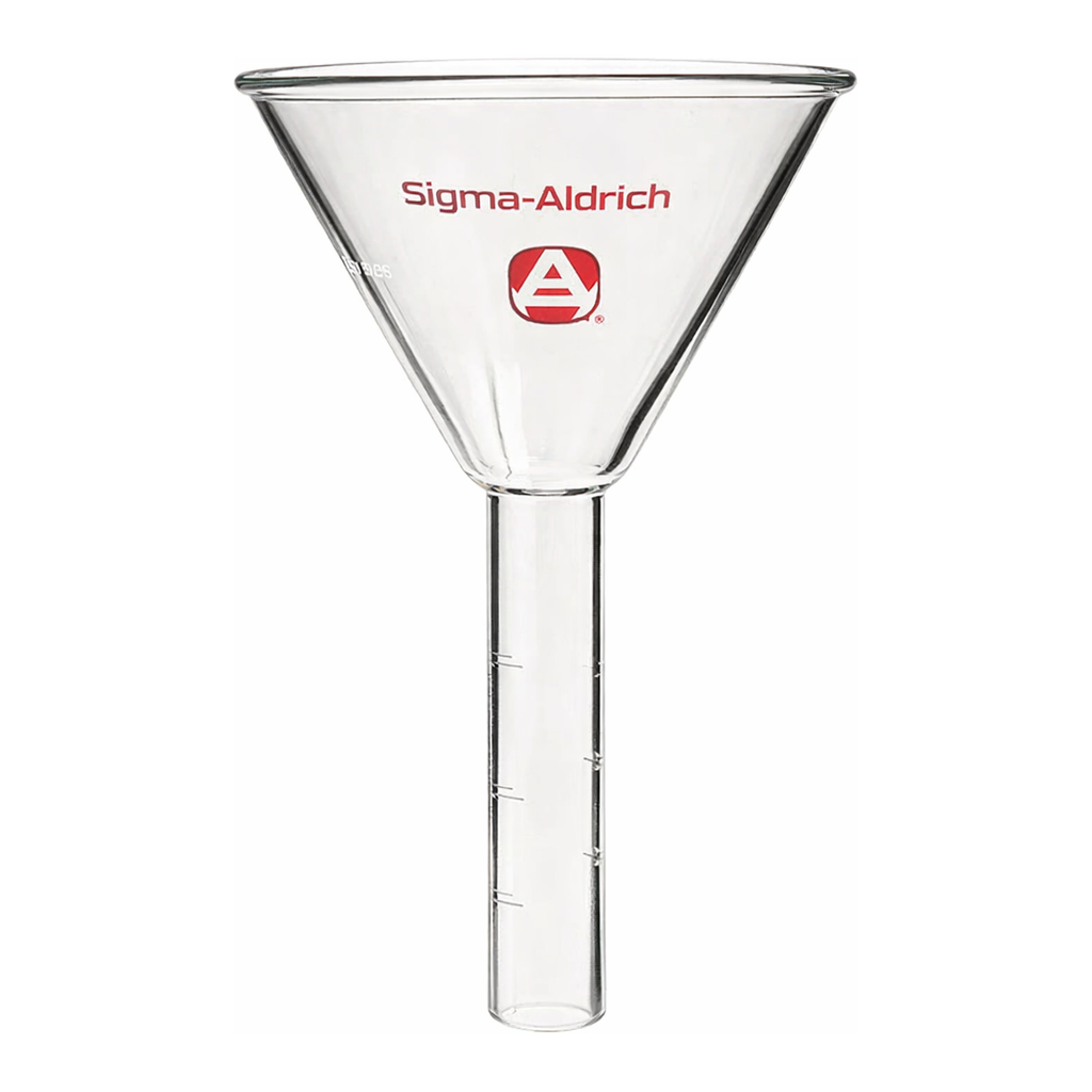 Merck Aldrich solvent-pouring funnel