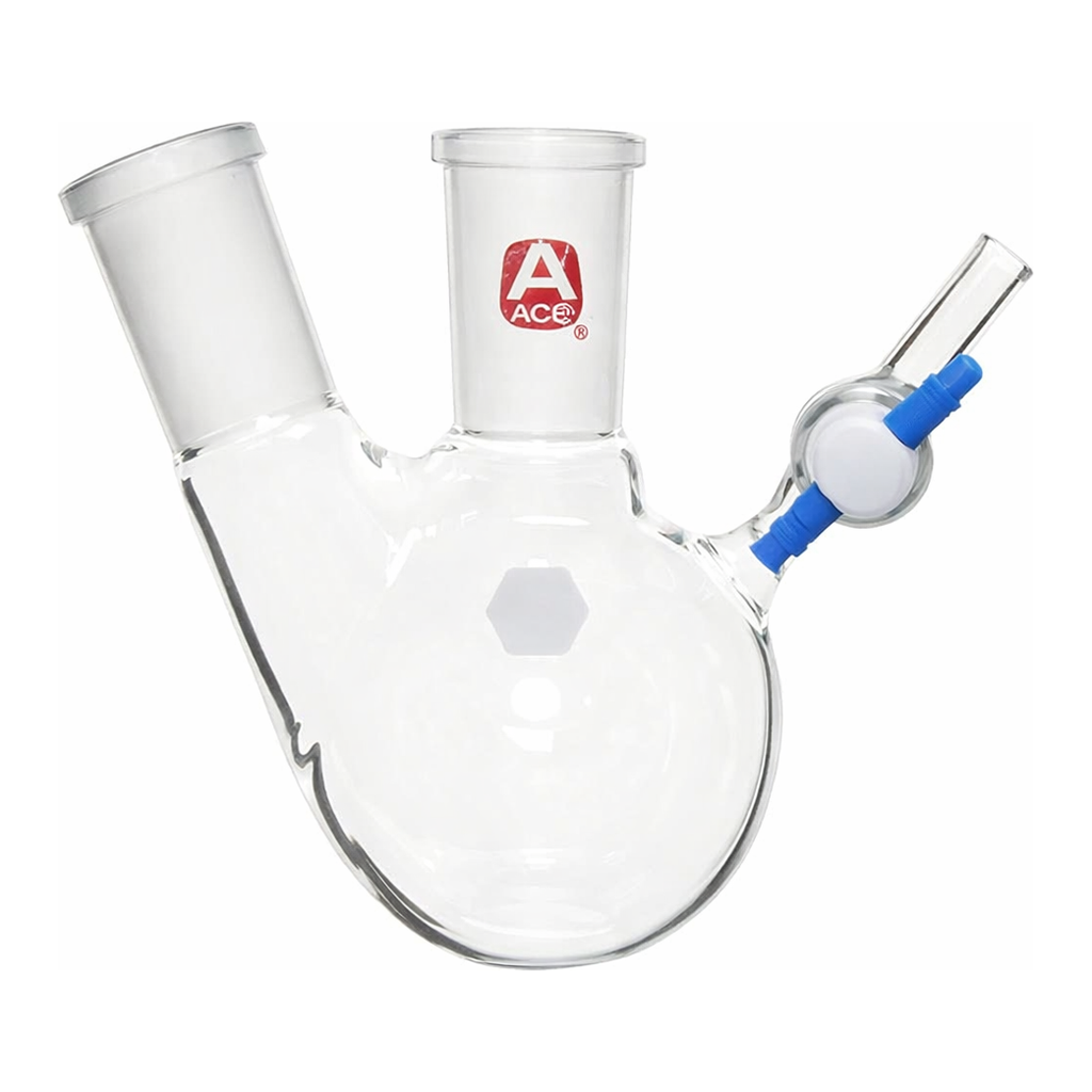 Merck Aldrich two-neck solvent storage flask